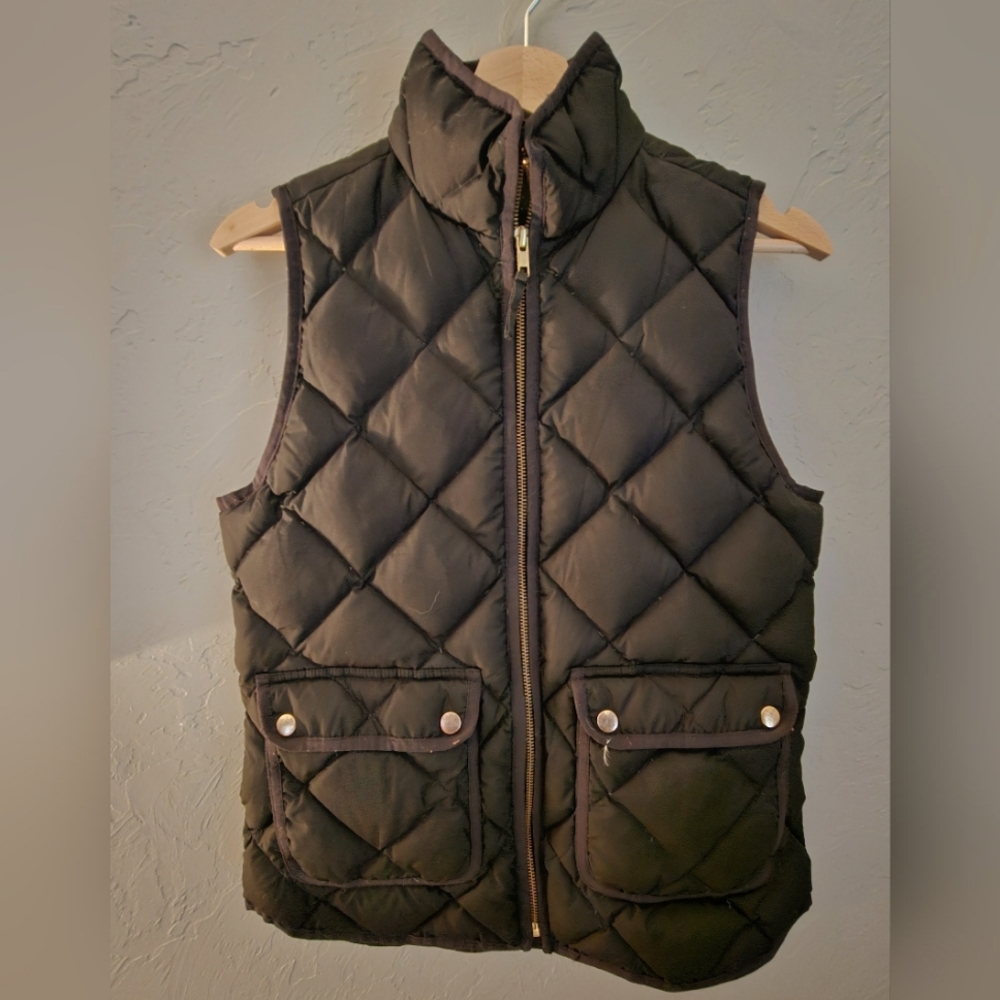 J Crew Puffer Vest XS